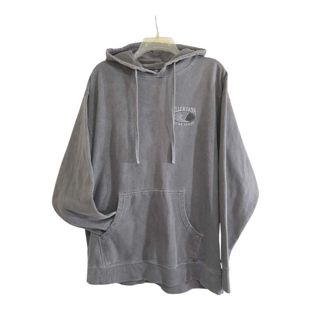 Killer Dana Surf Shop Wave Logo Pullover Hoodie Charcoal Xl Dana Point, Ca
